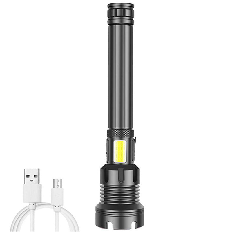 Taktisk oppladbar laser LED lommelykt | luvikno