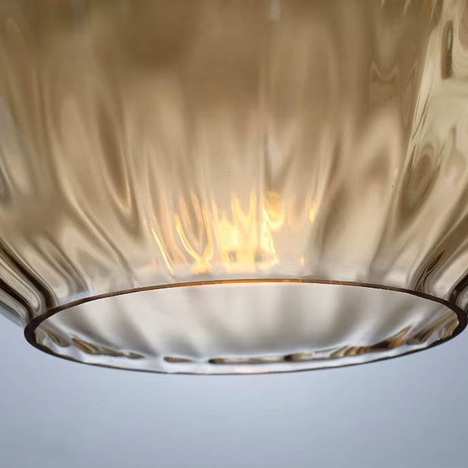 Vintage Tear Drop Glass Pendant Ceiling Light for Dining Room | Luvikno
