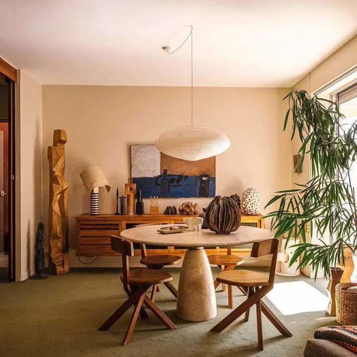 Moderne Papirlanterne Pendel Taklampe – Inspirert av Japansk Design | Luvikno