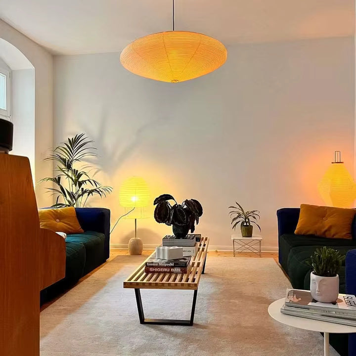 Moderne Papirlanterne Pendel Taklampe – Inspirert av Japansk Design | Luvikno