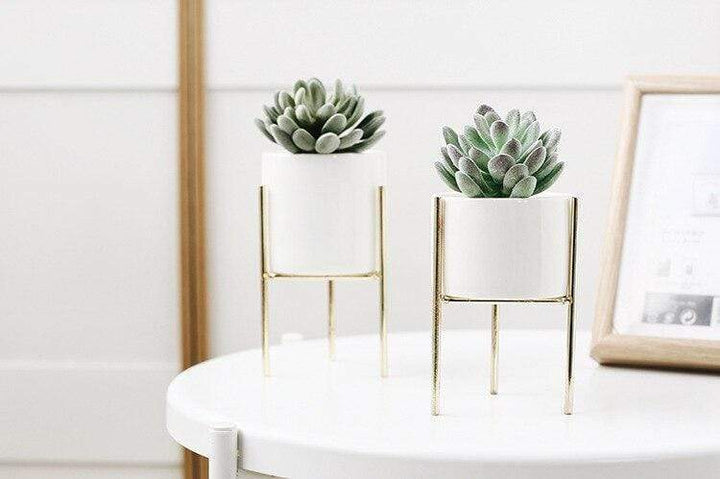 Pakke med 3 mid-century blomsterpotter Luvikno