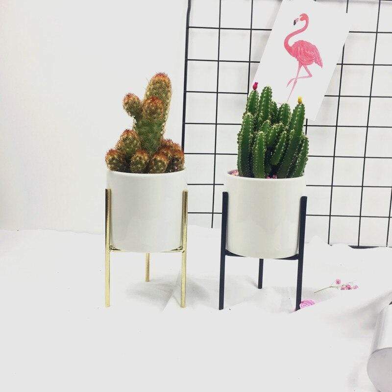 Pakke med 3 mid-century blomsterpotter Luvikno