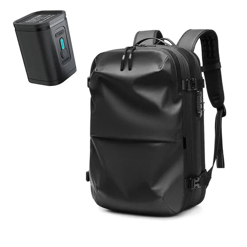 Packlite Slim – Vanntett kompresjonsryggsekk med USB-tilkobling for håndbagasje | Luvikno