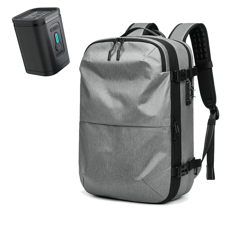 Packlite Slim – Vanntett kompresjonsryggsekk med USB-tilkobling for håndbagasje | Luvikno