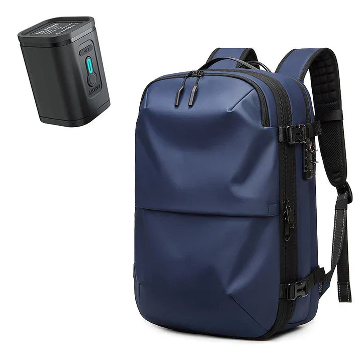 Packlite Slim – Vanntett kompresjonsryggsekk med USB-tilkobling for håndbagasje | Luvikno