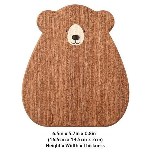 Papa Baby Mama Bear Tre/Servingsfat Skjærefjøl | Luvikno