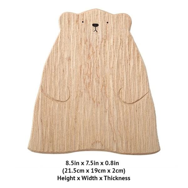 Papa Baby Mama Bear Tre/Servingsfat Skjærefjøl | Luvikno
