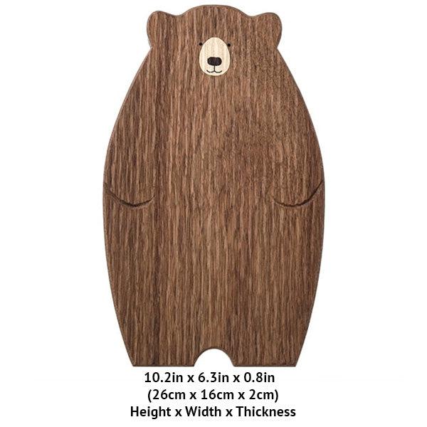 Papa Baby Mama Bear Tre/Servingsfat Skjærefjøl | Luvikno