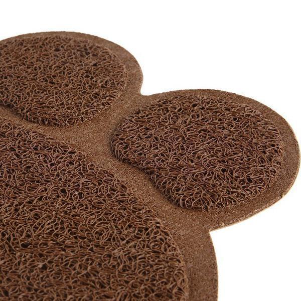 Paw Print Pet Feeding Litter Mat | Luvikno