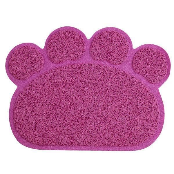 Paw Print Pet Feeding Litter Mat | Luvikno