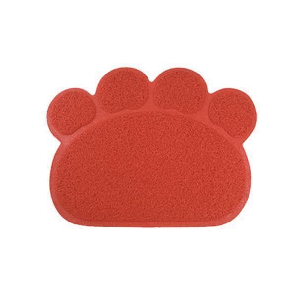 Paw Print Pet Feeding Litter Mat | Luvikno