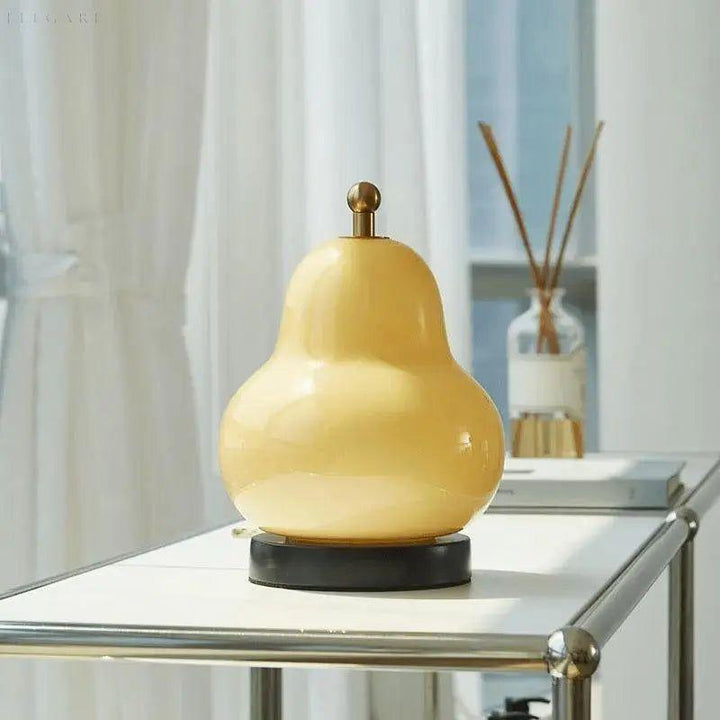 Pæreformet Touch Dimmer Lampe med Varmt Lys Luvikno