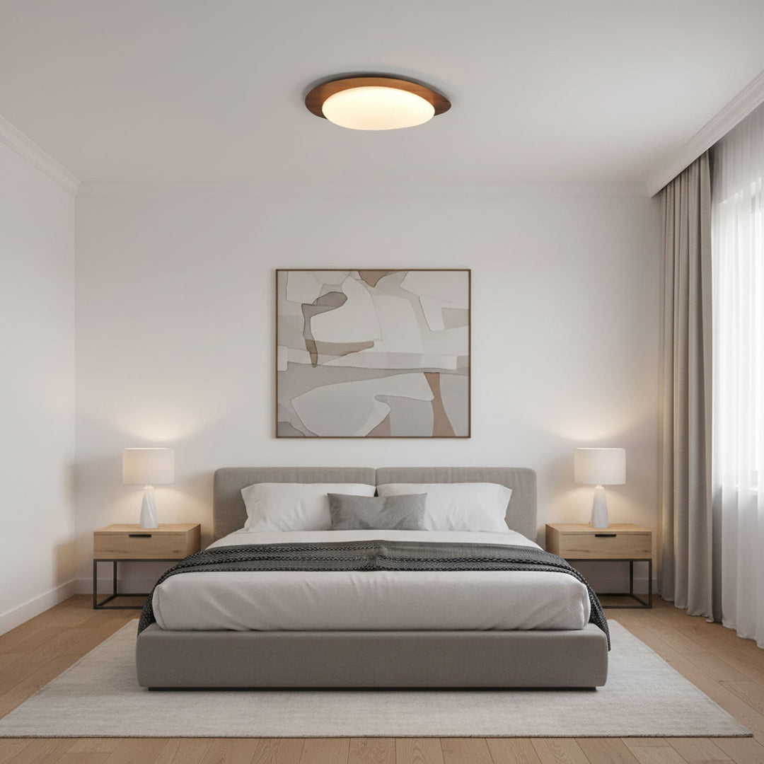 Flush Mount Pebble Metal Ceiling Light | Luvikno