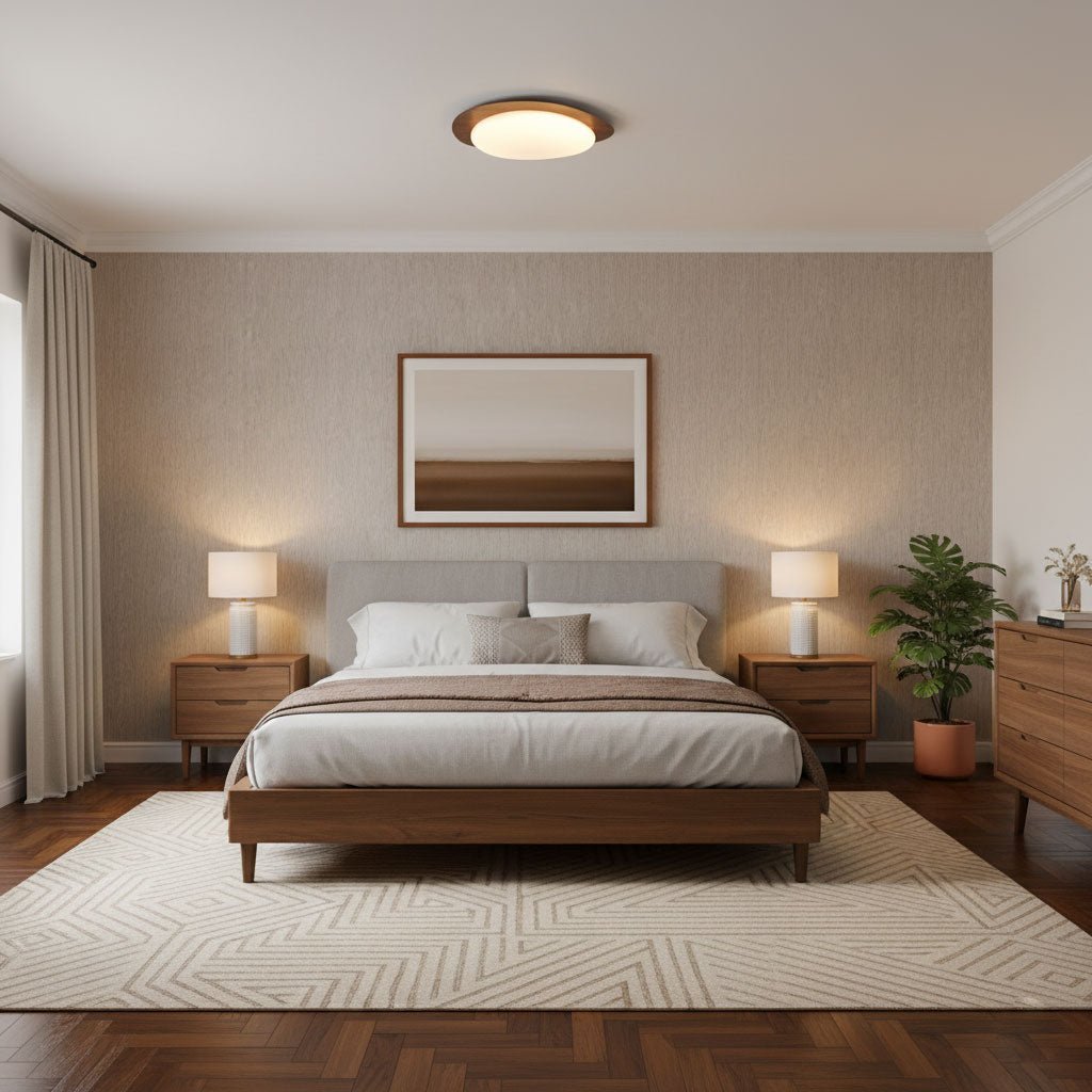 Flush Mount Pebble Metal Ceiling Light | Luvikno