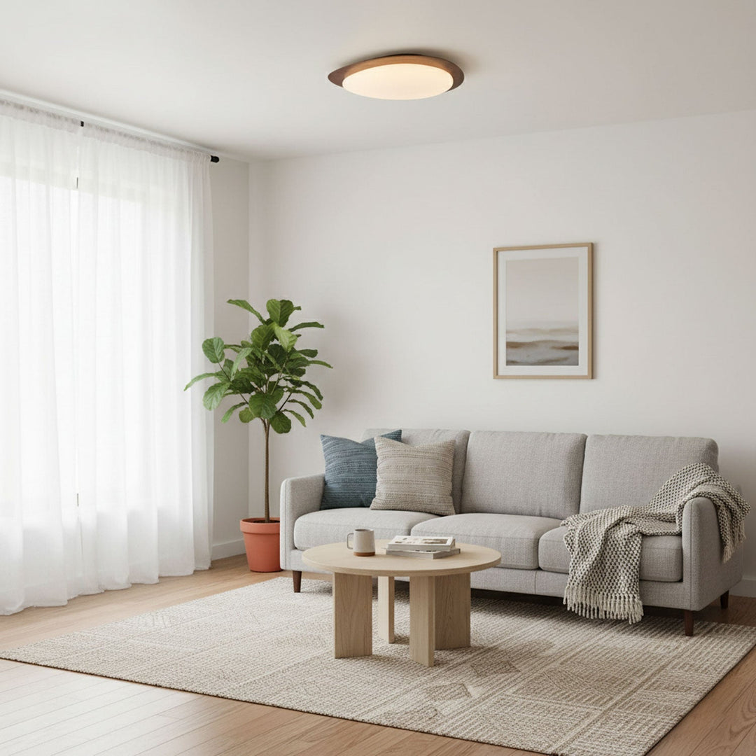 Flush Mount Pebble Metal Ceiling Light | Luvikno