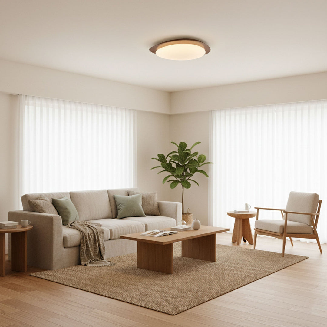 Flush Mount Pebble Metal Ceiling Light | Luvikno