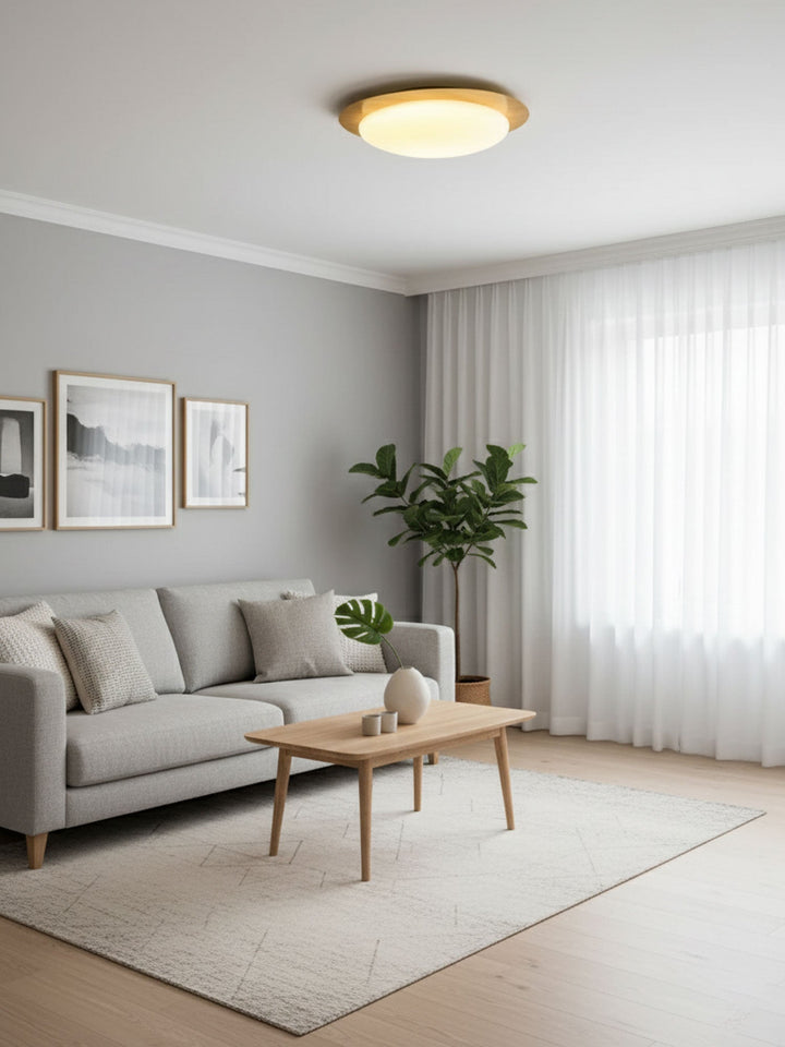 Flush Mount Pebble Metal Ceiling Light | Luvikno