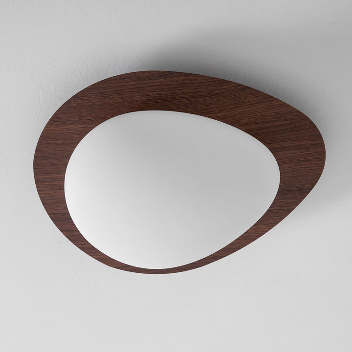 Flush Mount Pebble Metal Ceiling Light | Luvikno