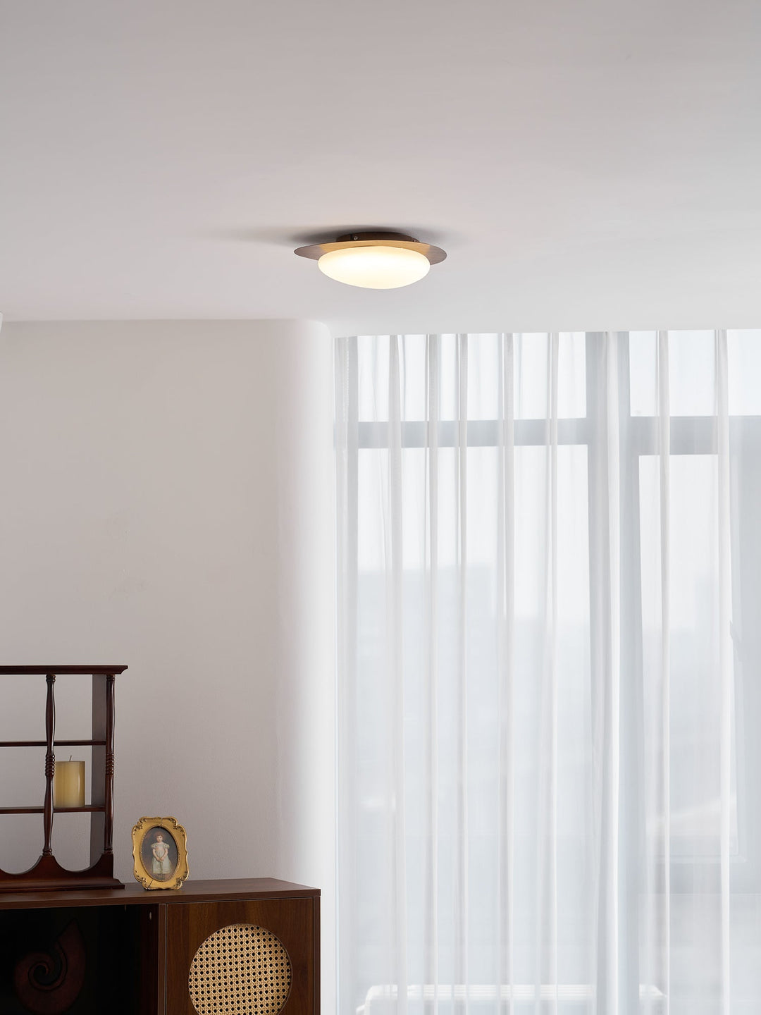 Flush Mount Pebble Metal Ceiling Light | Luvikno