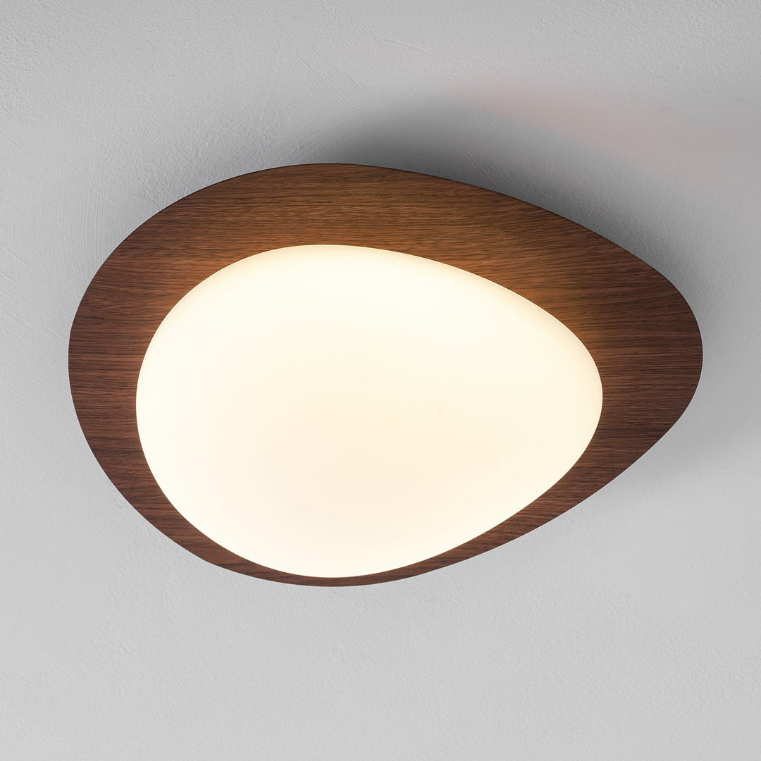 Flush Mount Pebble Metal Ceiling Light | Luvikno