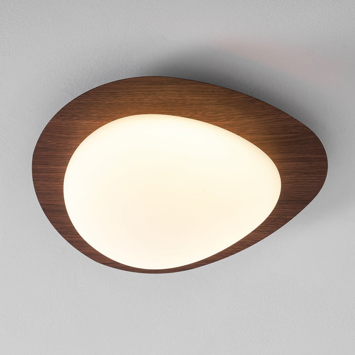 Flush Mount Pebble Metal Ceiling Light | Luvikno