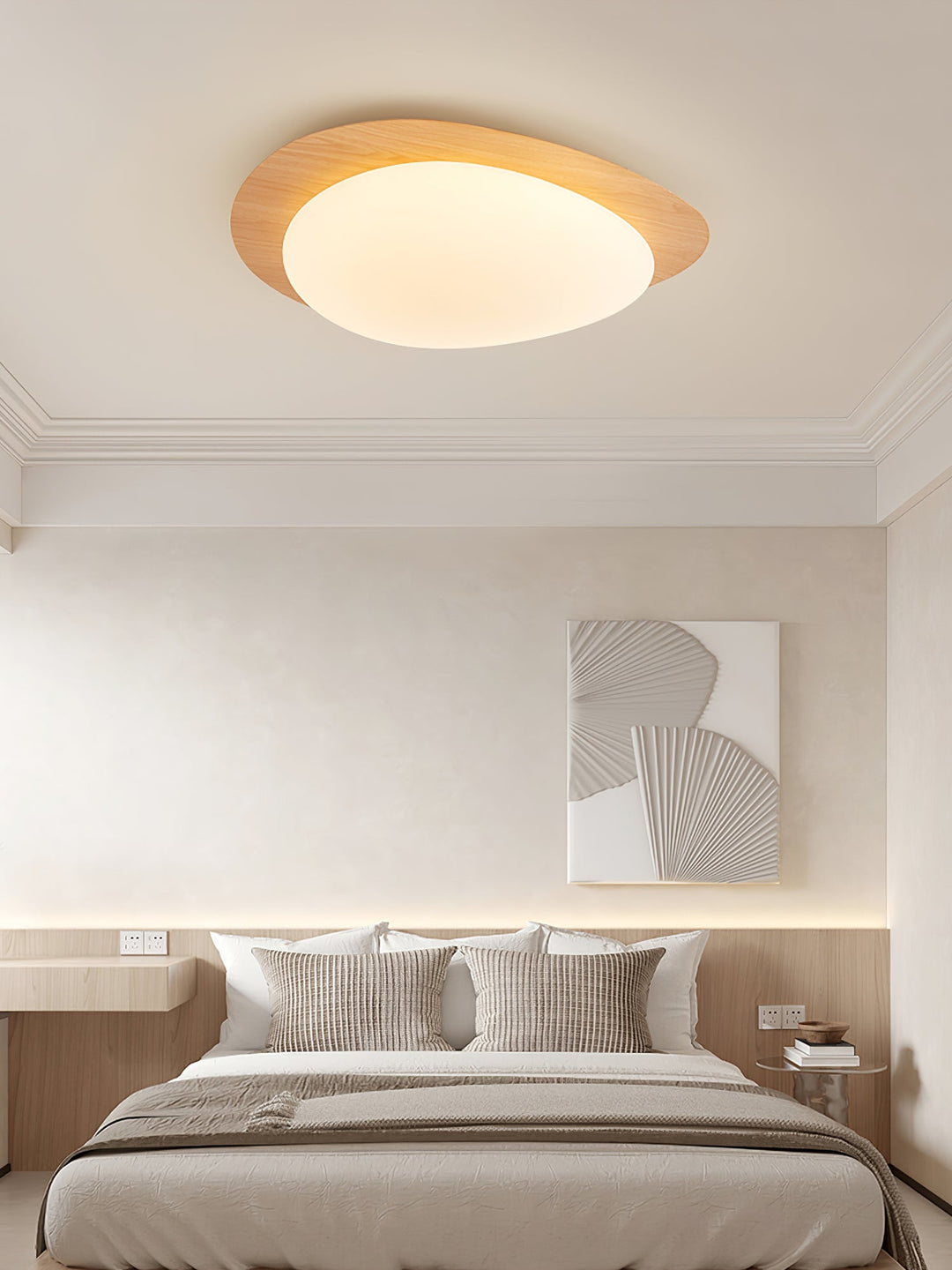 Flush Mount Pebble Metal Ceiling Light | Luvikno