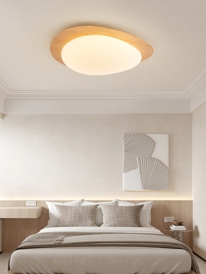 Flush Mount Pebble Metal Ceiling Light | Luvikno