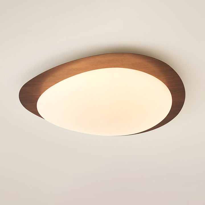 Flush Mount Pebble Metal Ceiling Light | Luvikno