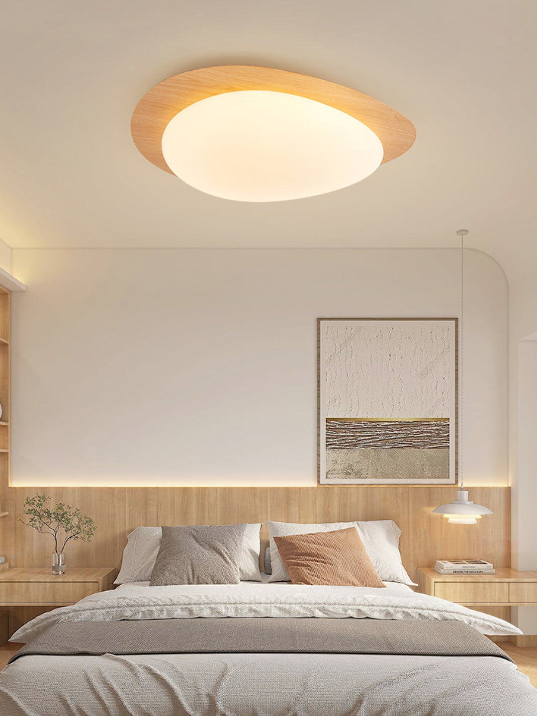 Flush Mount Pebble Metal Ceiling Light | Luvikno