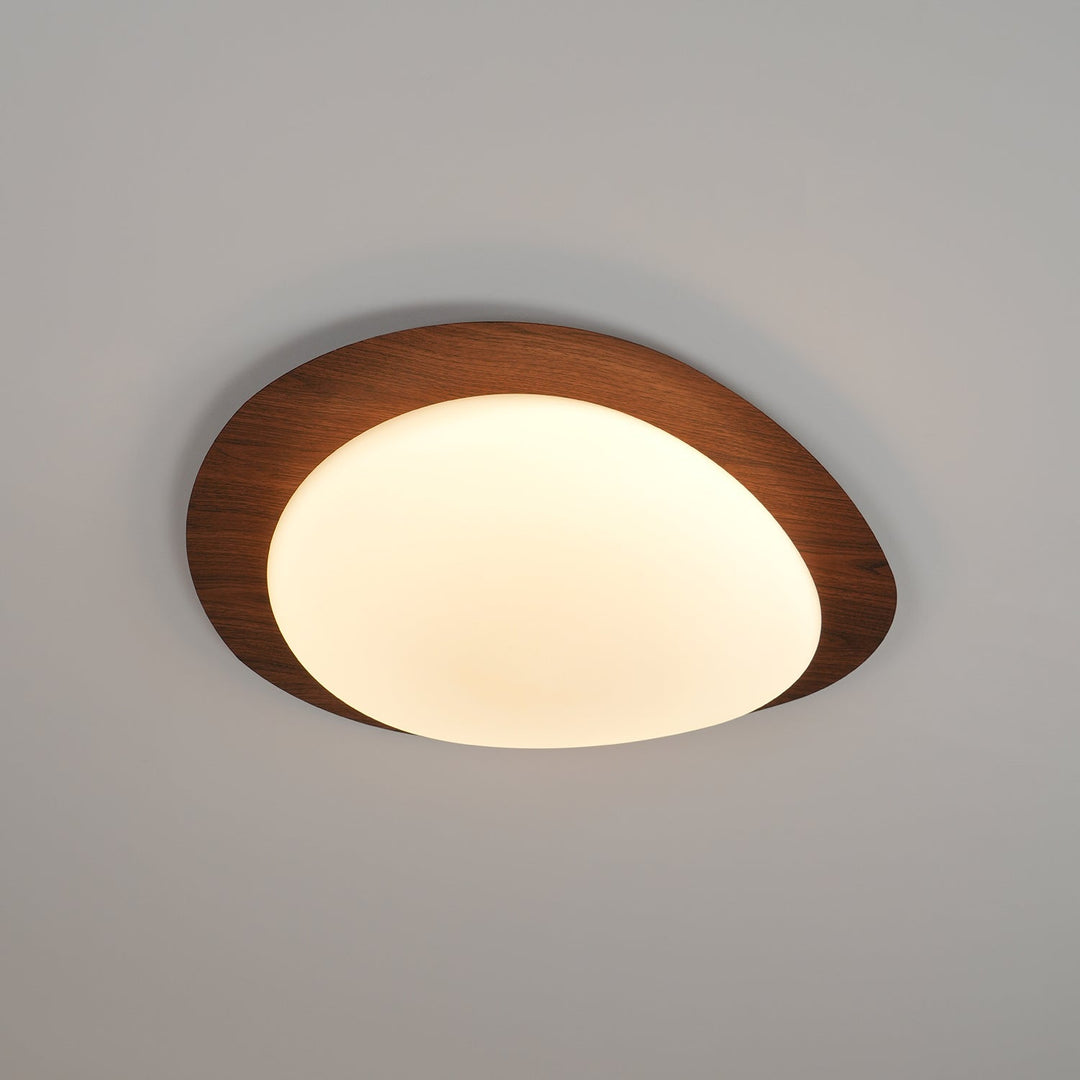 Flush Mount Pebble Metal Ceiling Light | Luvikno