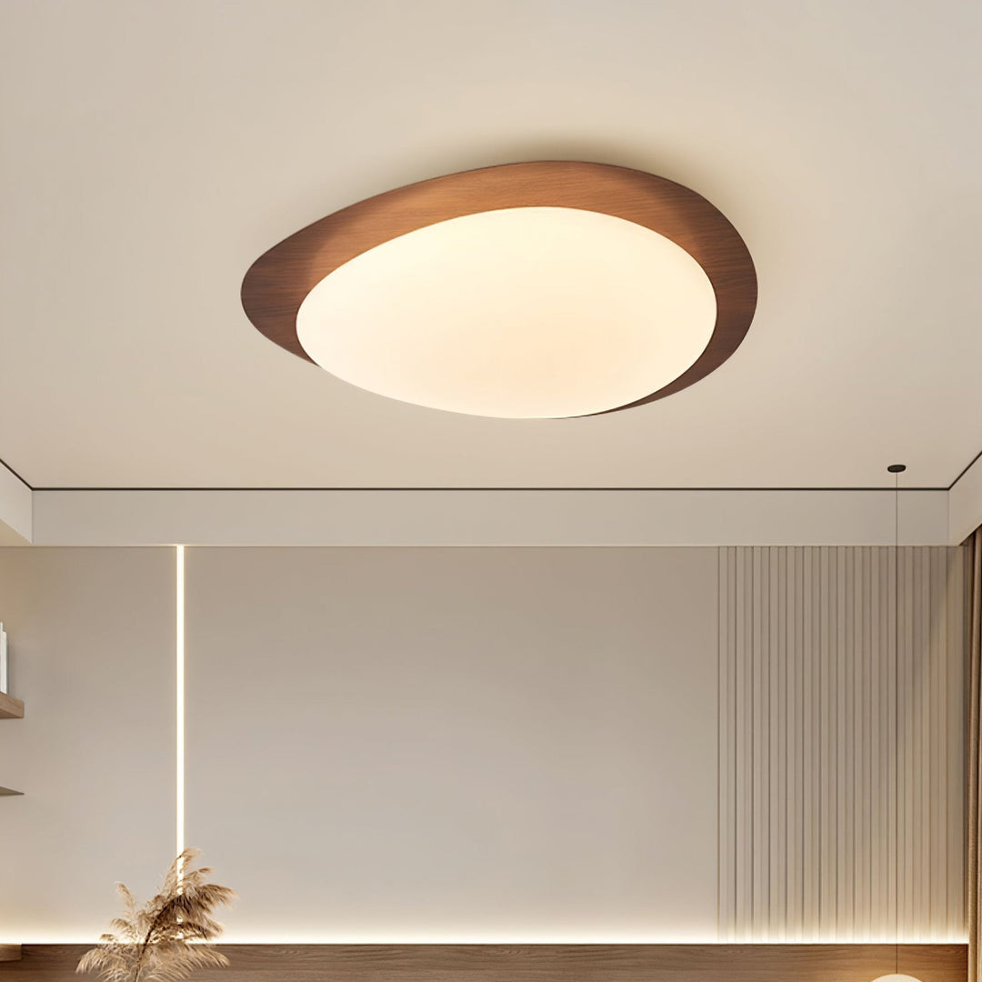 Flush Mount Pebble Metal Ceiling Light | Luvikno