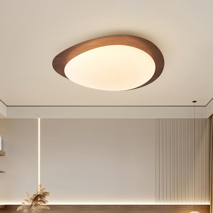 Flush Mount Pebble Metal Ceiling Light | Luvikno