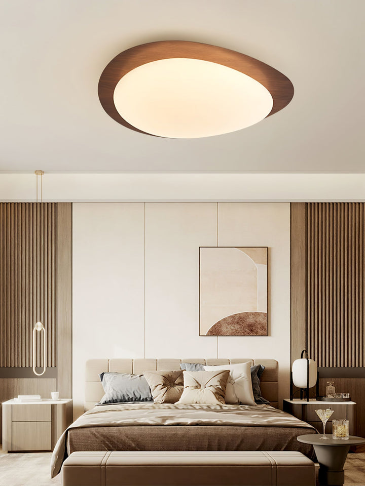 Flush Mount Pebble Metal Ceiling Light | Luvikno