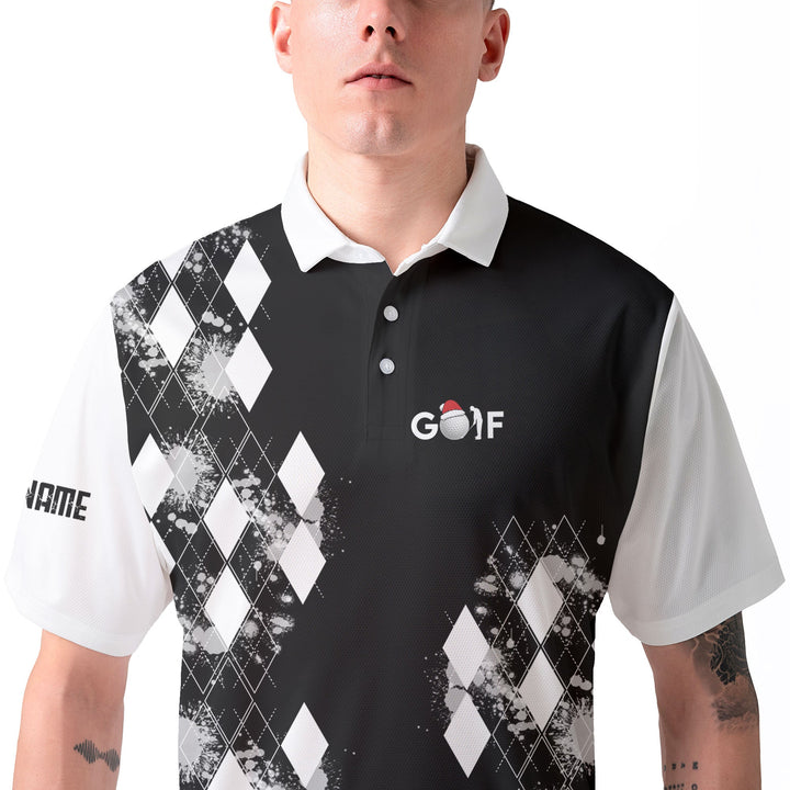 Luvik | Herre tilpasset snømann golfgenser