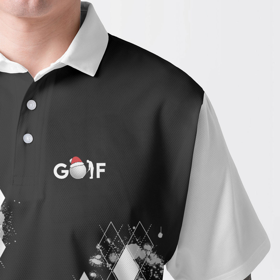 Luvik | Herre tilpasset snømann golfgenser