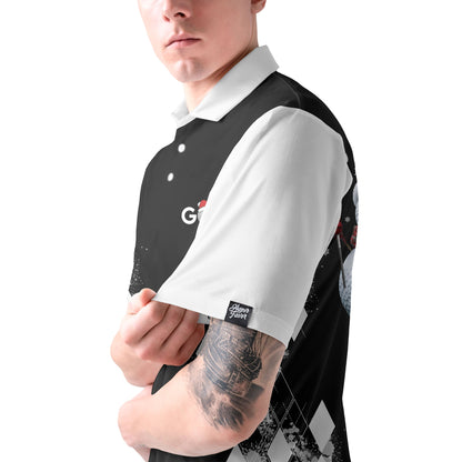 Luvik | Miesten räätälöity lumimies golfpaita