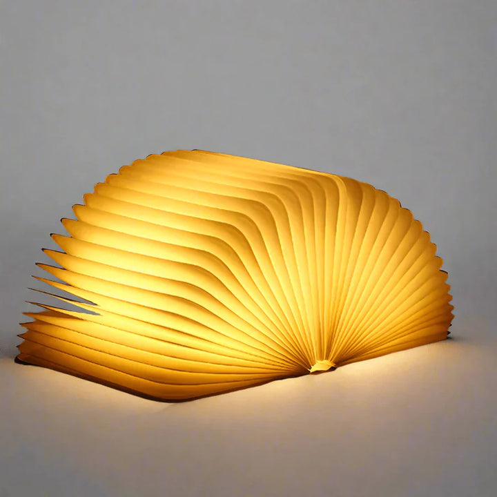Foldbar Boklampe med Varm LED Belysning - StoryGlow | Luvikno