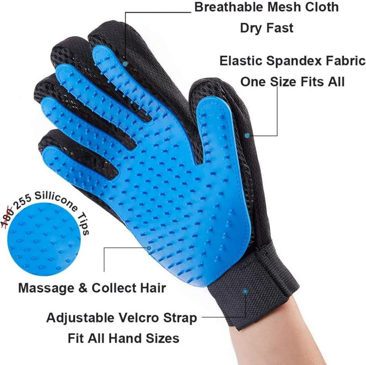 Pet Grooming Gloves | Luvikno