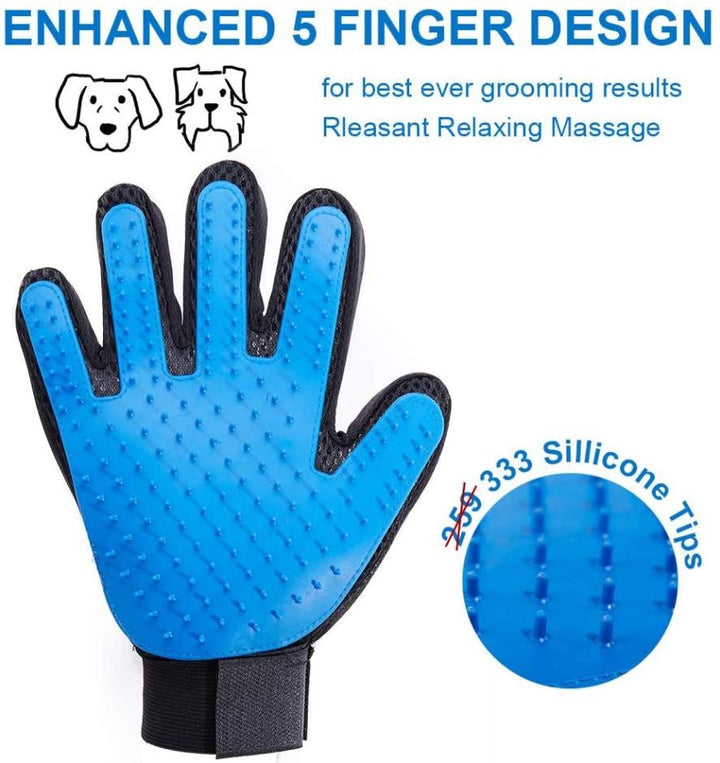 Pet Grooming Gloves | Luvikno