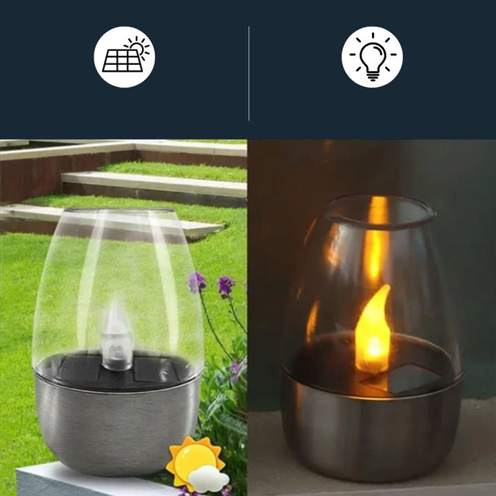 CandelaSoleil – Elegant Solarlampe for Hage og Terrasse Luvikno