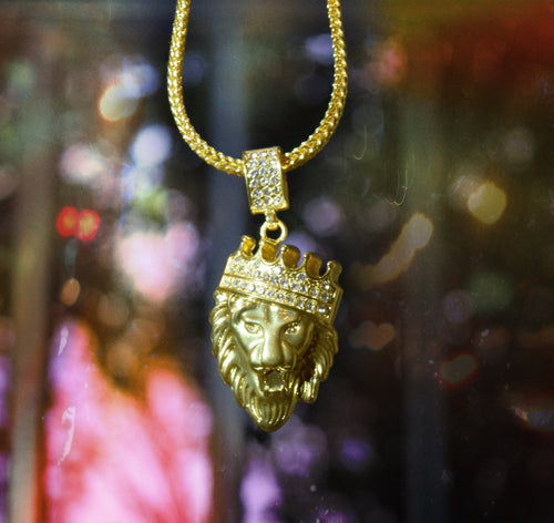 Alpha Lion - 18k Gullbelagt Halskjede | Luvikno