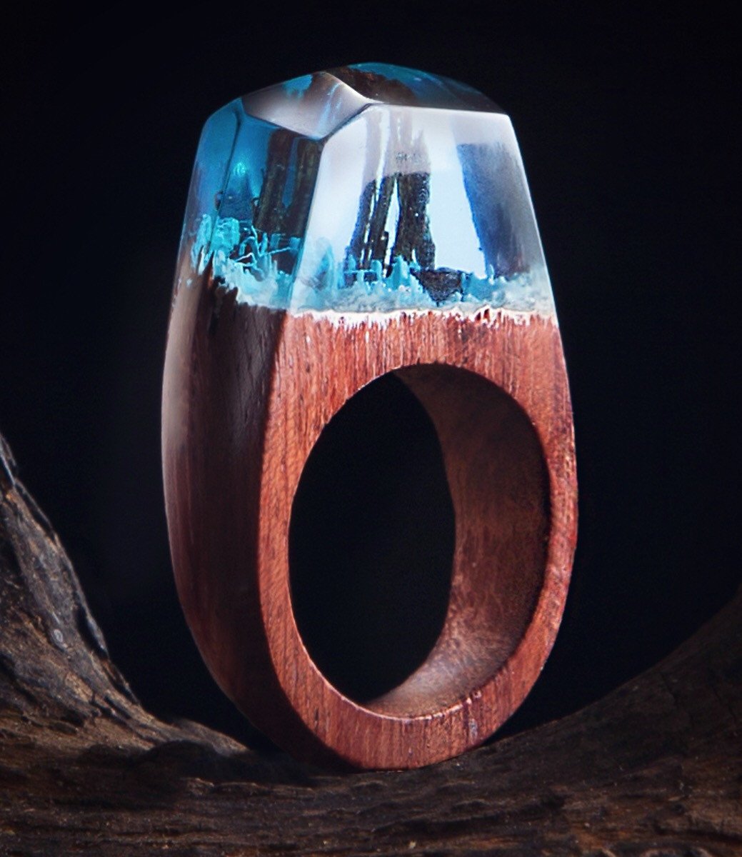 Siberia - Tilpassede Tre Harpiks Ringer | Luvikno