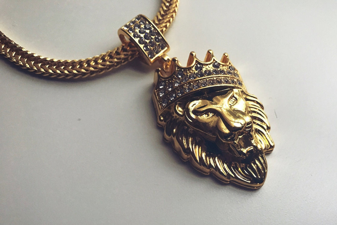 Alpha Lion - 18k Gullbelagt Halskjede | Luvikno