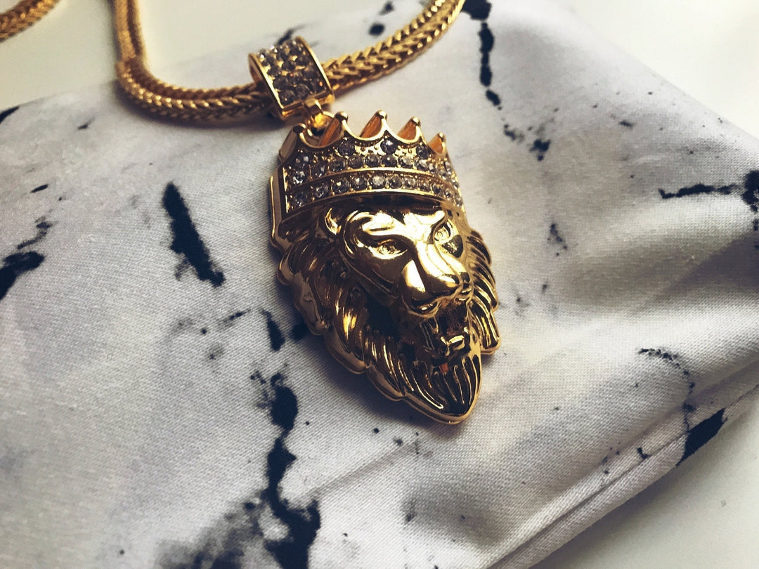 Alpha Lion - 18k Gullbelagt Halskjede | Luvikno