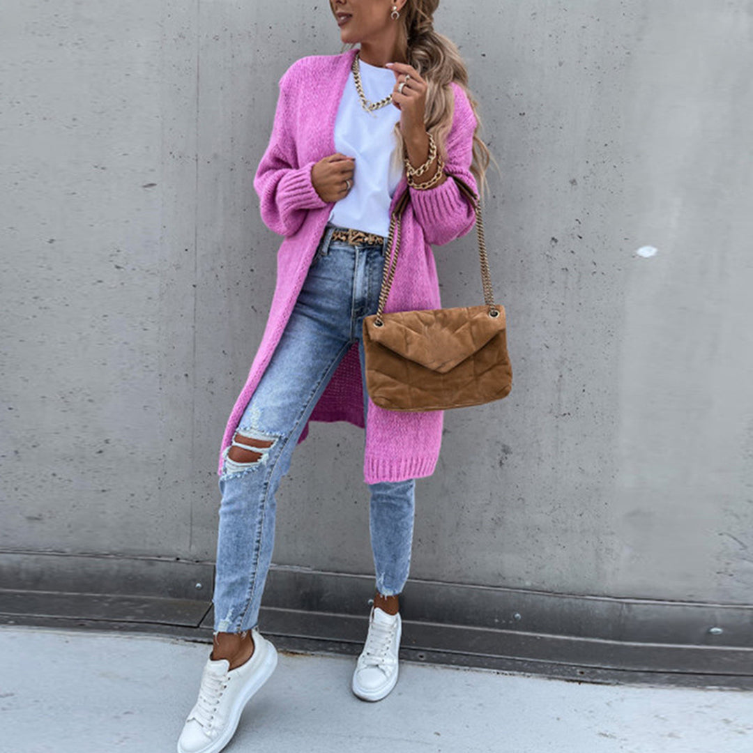 Luvik | Ajaton pitkähihaine neuletakki naisille