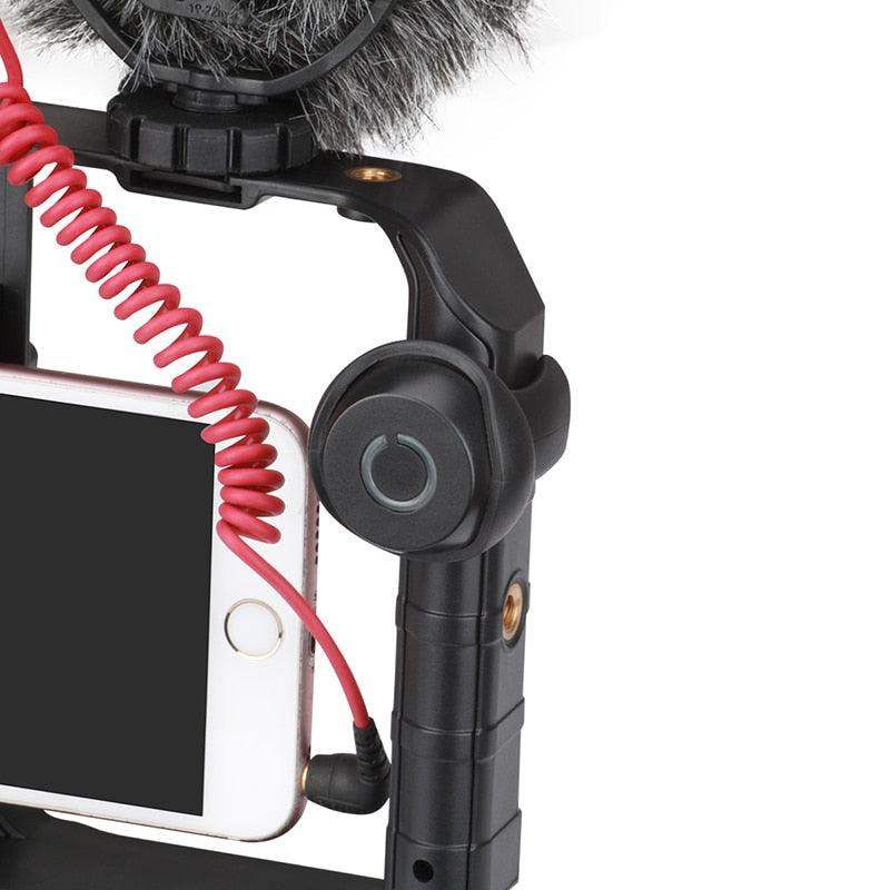 VideoGrip Smartphone Stabilizer – Profesjonell Film Bur med Kaldt Skofeste | Luvikno