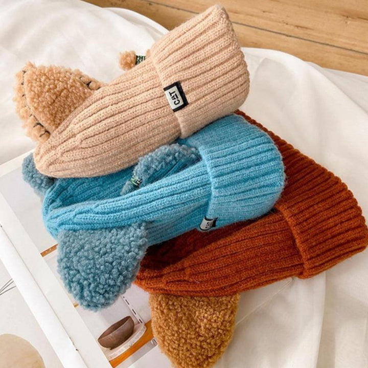 CozyCat Beanie - Trendy Vinterlue med Kattøre Luvikno
