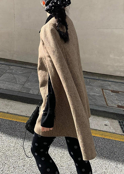 Luvik | Varren Pieter Pan ruskea Vetoketju Villatakki