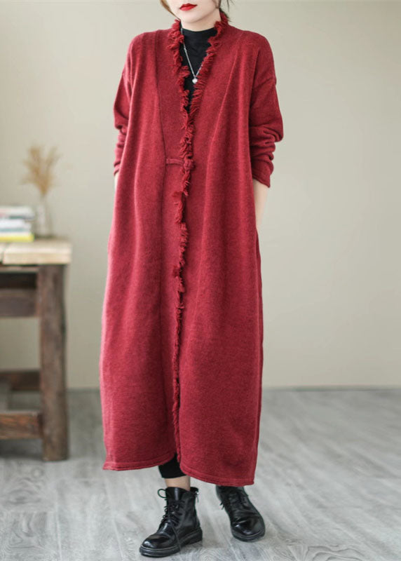 Luvik | Koko Suklaapainike Neuleet Pitkät Hihat