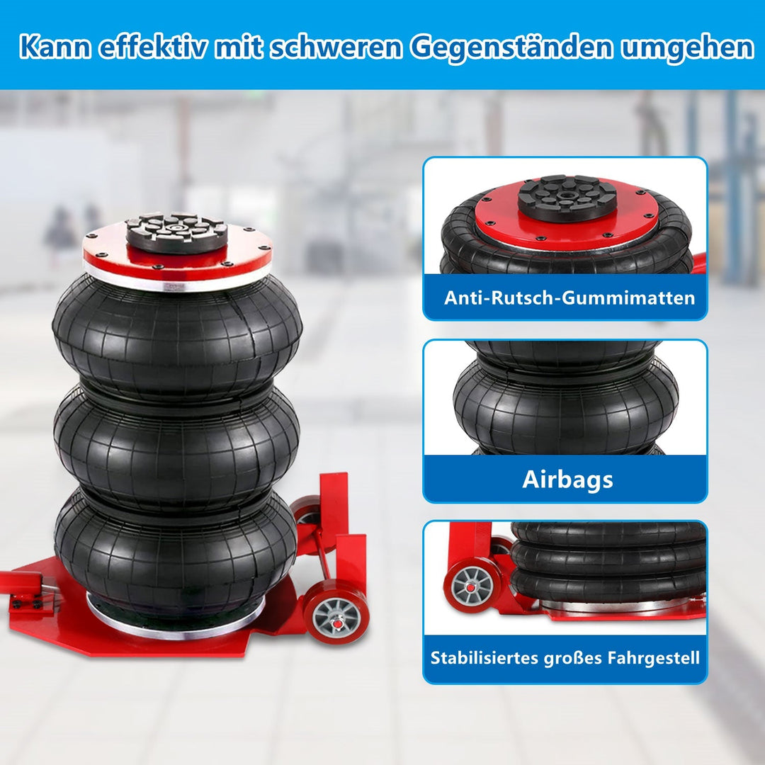 3T Pneumatisk Triple Bag Airjack | Luvikno